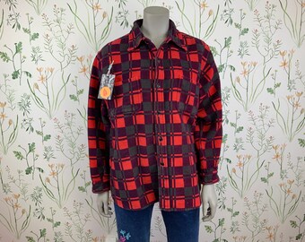 champion flannel hooded shirts & tops