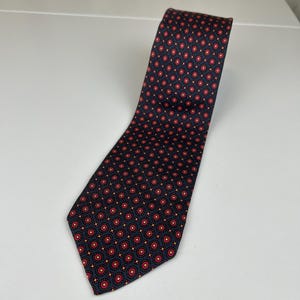 Vintage Pierre Cardin 100% Silk Tie / Mens Tie / Designer Tie / Pink Yellow Green Gray / Unique Tie / Gift For Him