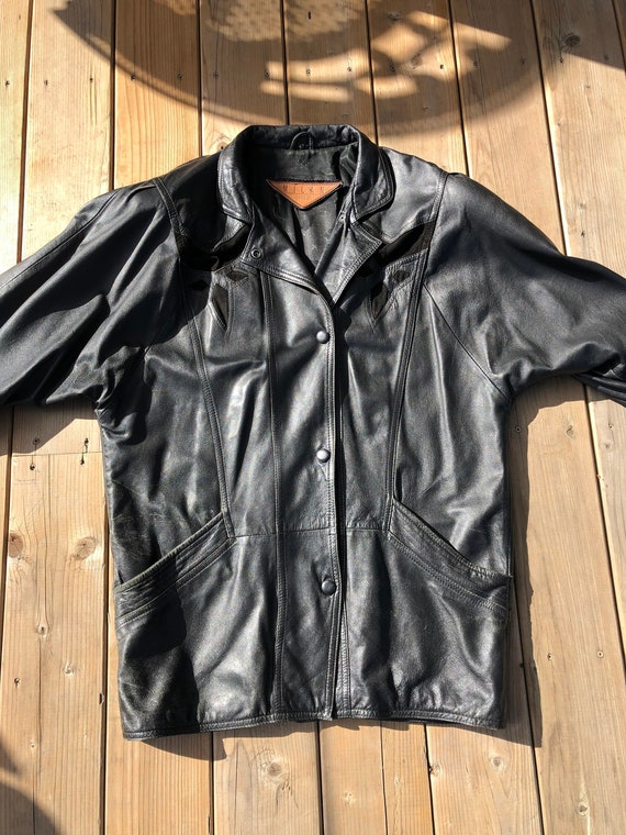 ジャケット・アウター Vintage handmade leather jacket 70s L s-l1200.jpg