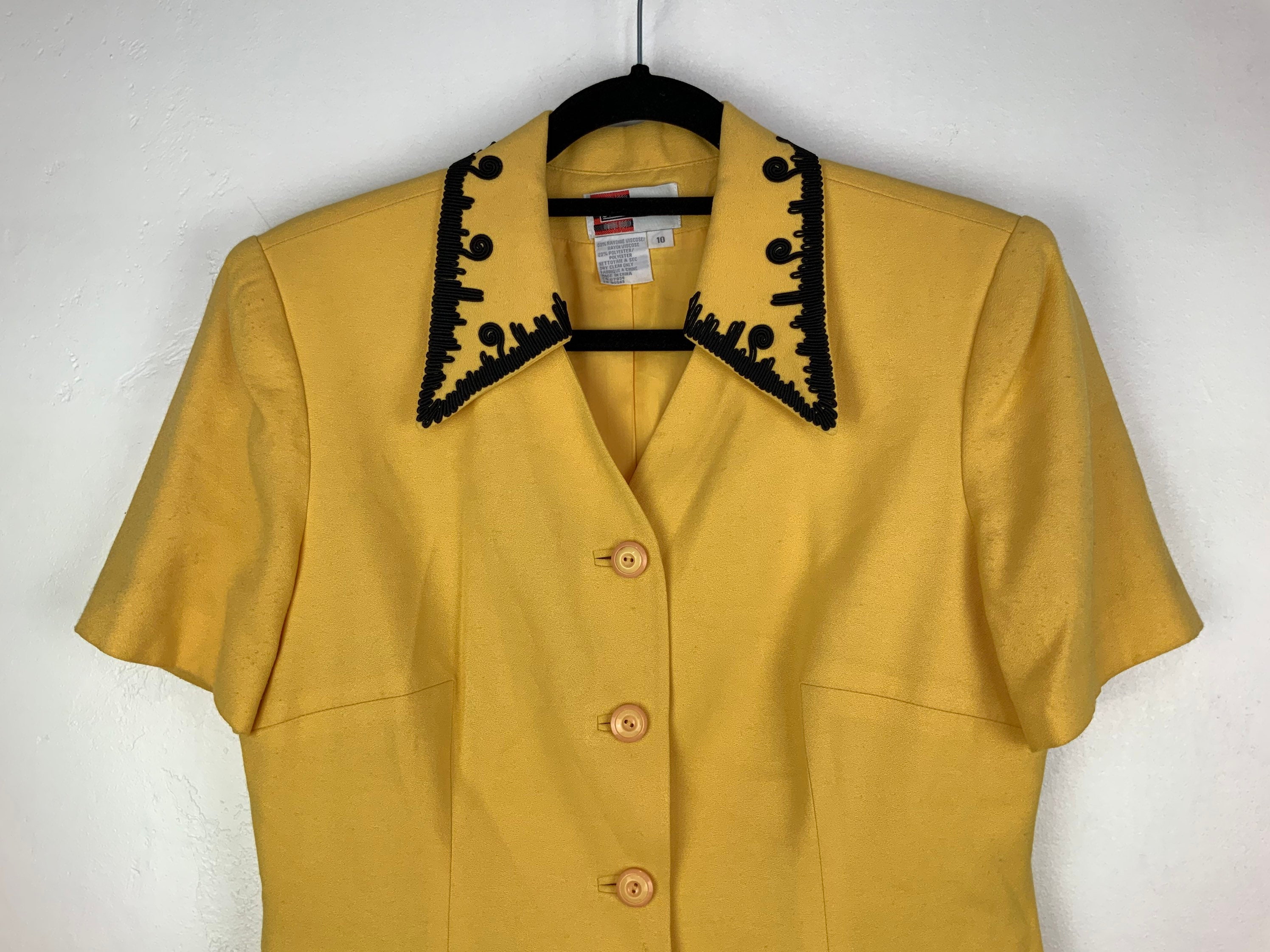 yellow summer blazer