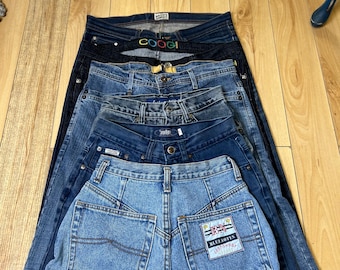 Vintage Denim Lot 6 / Job Lot / 24-34 waist / Vintage Store / Reseller Lot / Wholesale