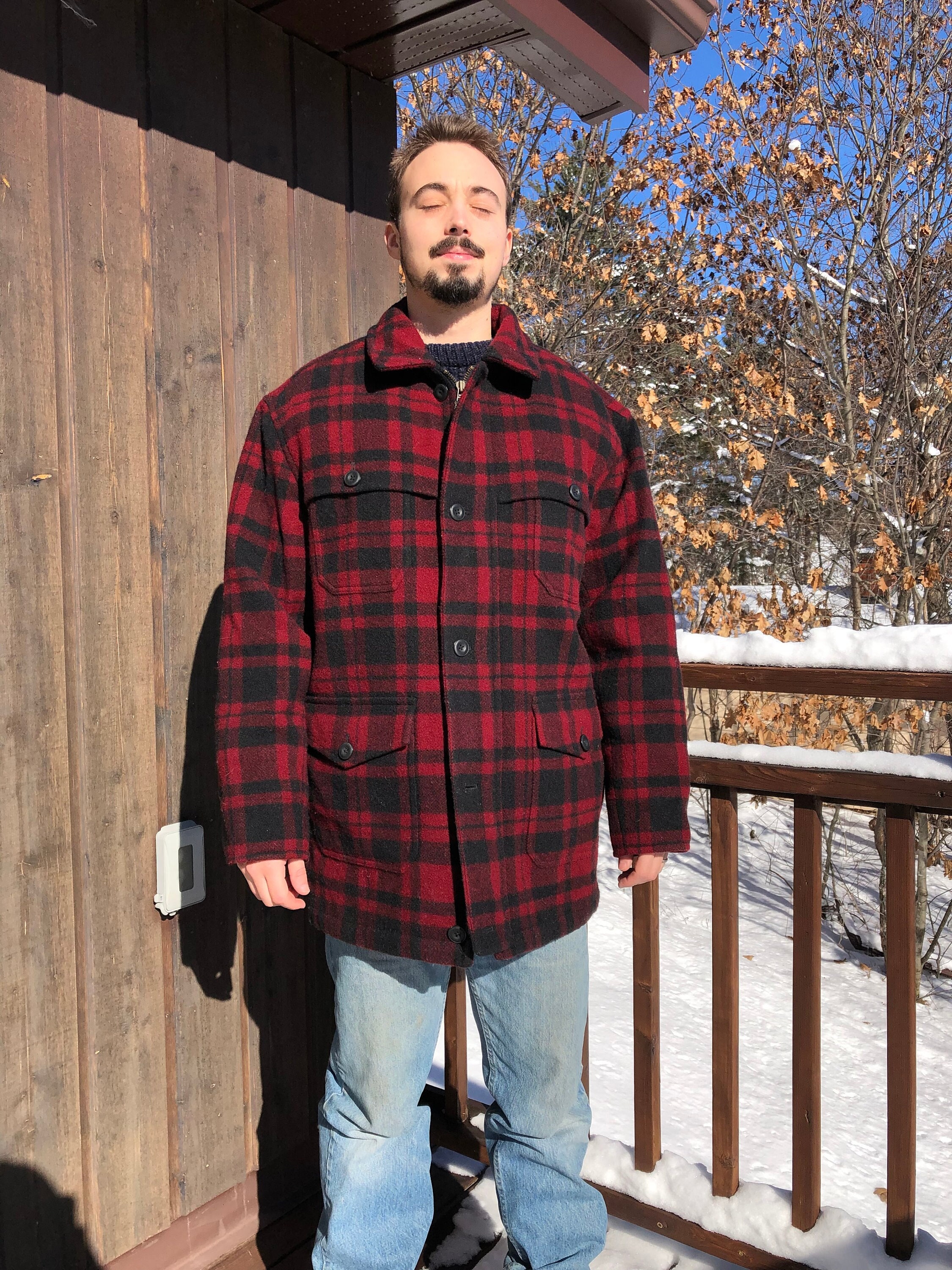 ヒロキ様l.l.bean ombre check wool jacket - ジャケット ヒロキ様l.l.bean ombre check wool jacket - ジャケット