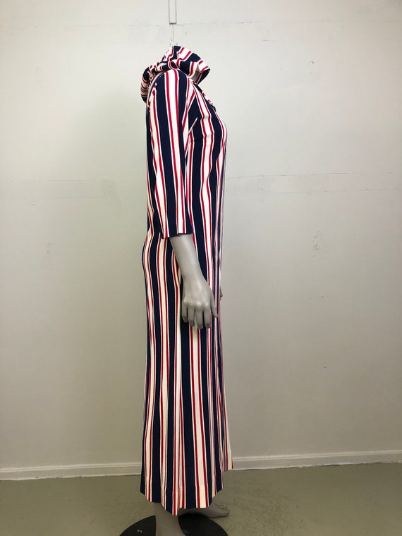 Vintage Striped Towel Dress S / Vintage Terry Clo… - image 4