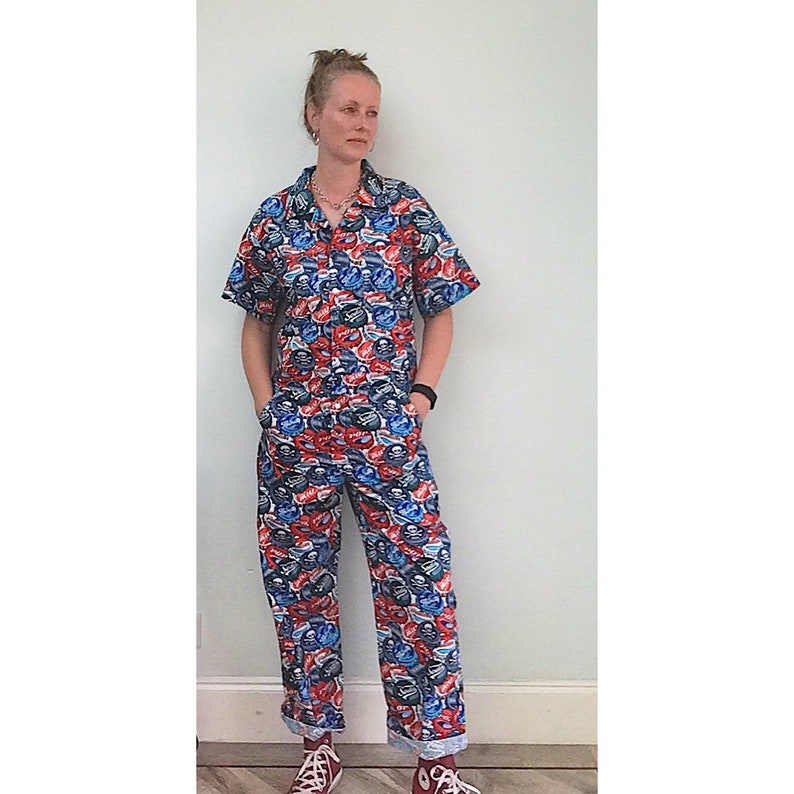 Funky boilersuit boiler suit overalls romper coverall artist art festival oversized