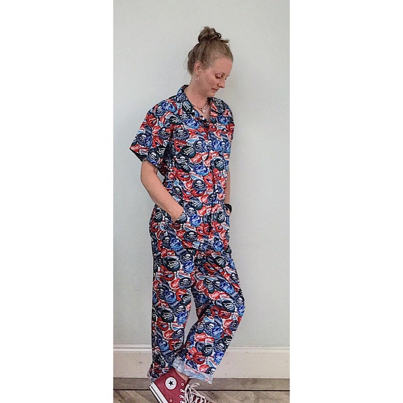 Funky boilersuit boiler suit overalls romper coverall artist art festival oversized
