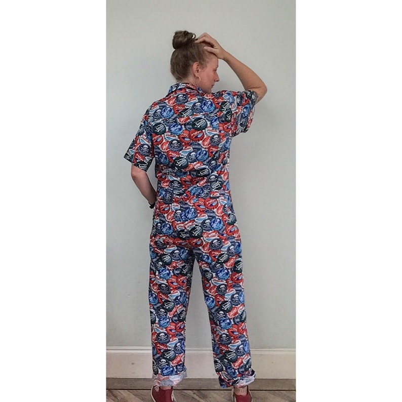 Funky boilersuit boiler suit overalls romper coverall artist art festival oversized
