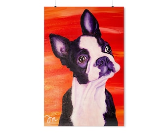 Boston Terrier Print