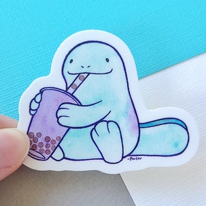 Quagsire Boba Sticker