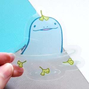 CLEAR Gingko Quagsire Sticker