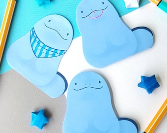 Quagsire Shaped Memo Pad