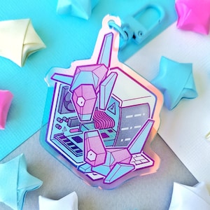 PokeHabitat: Virtual Acrylic Charm - Porygon