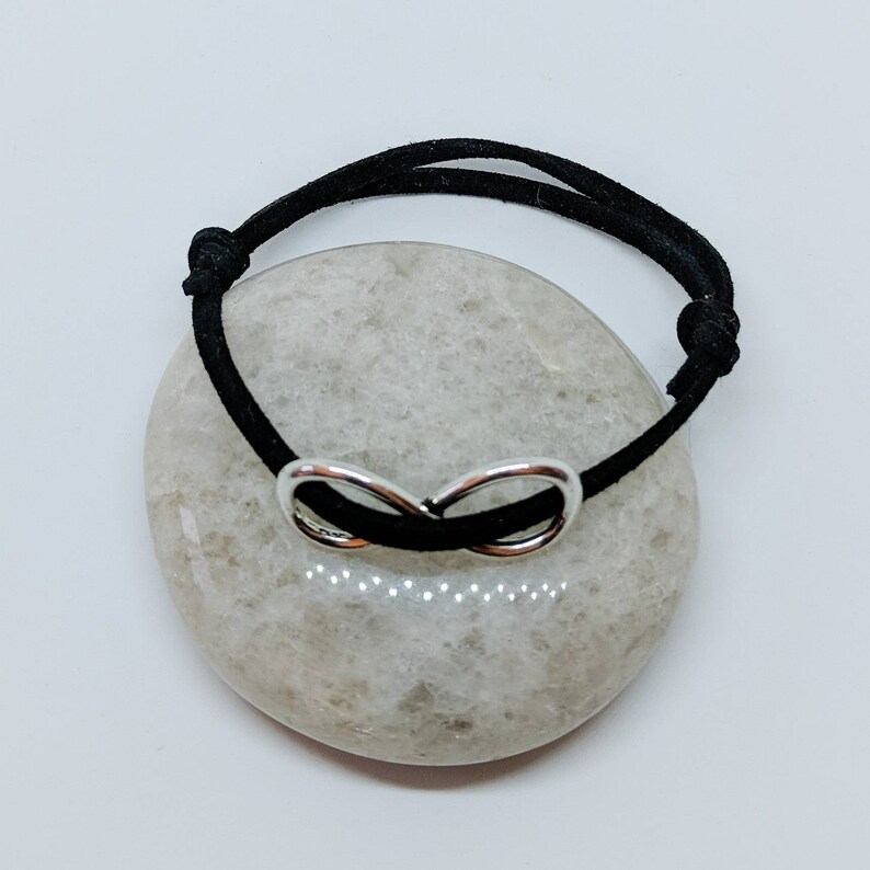 Vegan Suede Bracelet Minimalist Infinity Bracelet