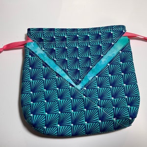 Project Bag, gift bag, WIP bag, sock bag, craft bag - all cotton