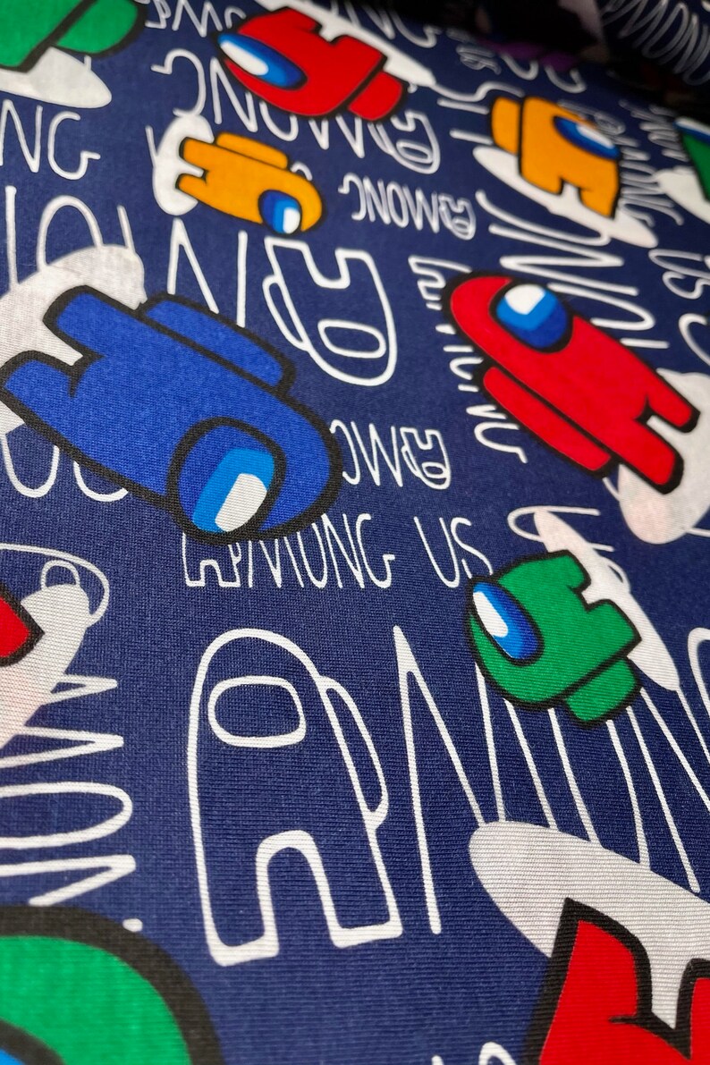 Among Us Custom Supreme Quality Tumbler Fabric Cut 9x14 Etsy