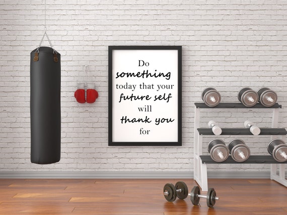 Printable wall art for gym decor. Art Print.Wall frame print | Etsy