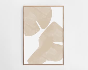 Beige Abstract Print, Geometric Abstract art, Beige Painting print, Neutral Color Art, Modern Wall Art, Abstract Painting, Modern painting