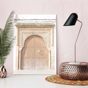 Impression de porte marocaine, art mural de porte marocaine, impression de photographie, estampes d’art, art mural beige, salon d’art mural, art mural imprimable,Affiche