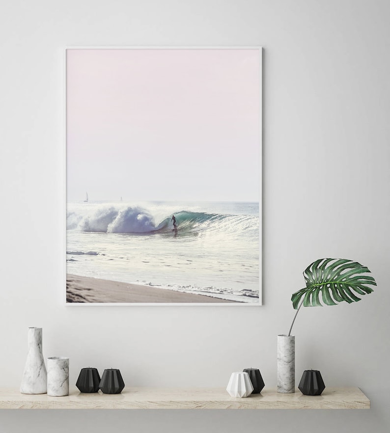 Ocean Wall Art Modern Wall Art Ocean Print Coastal Wall Etsy