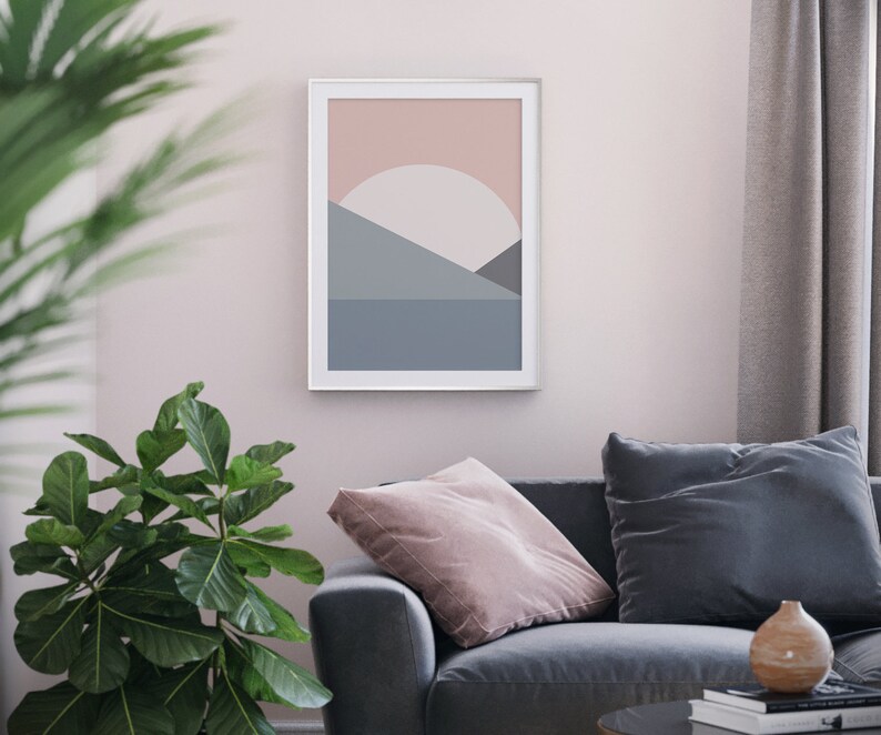 Abstract Art Print Set Contemporary Art Wall Art Prints Etsy