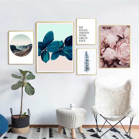 Wall art prints Wall art set Contemporary art Large wall Etsy
