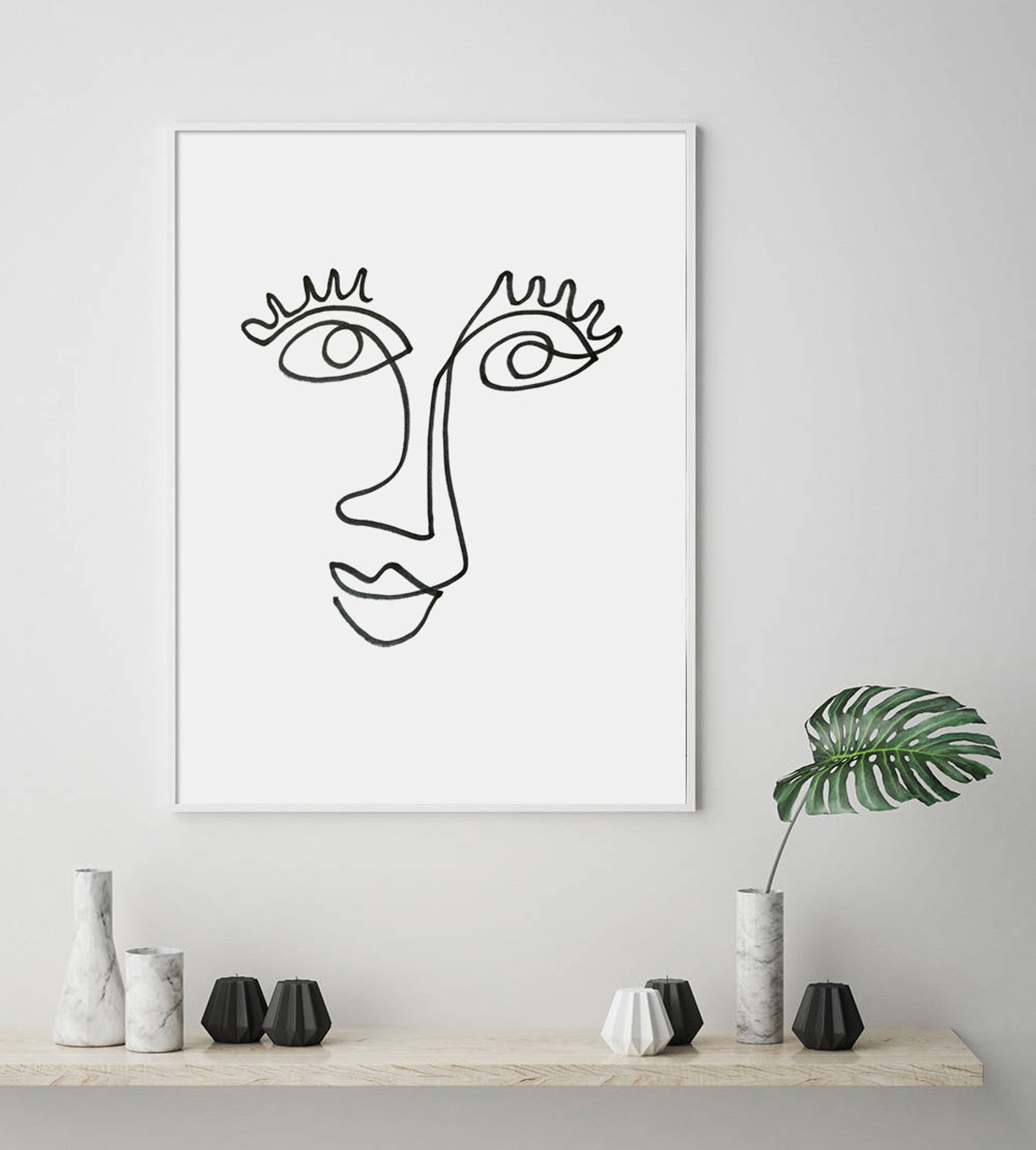 Line Art, Line Drawing, Modern Print, Minimalist Print, Abstract Wall