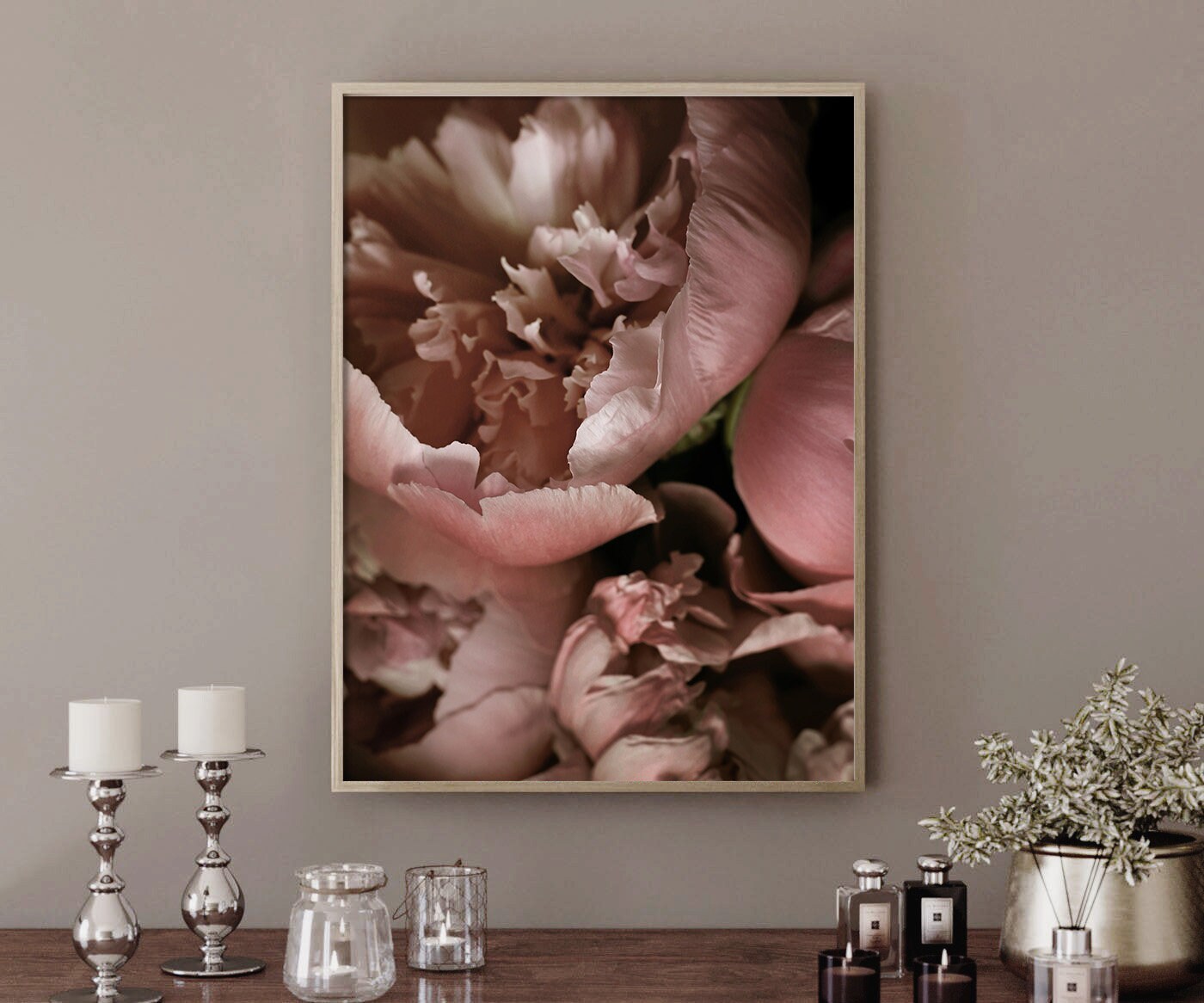 Flower Photo Peony Print Peonies Poster Printable Wall Art Etsy