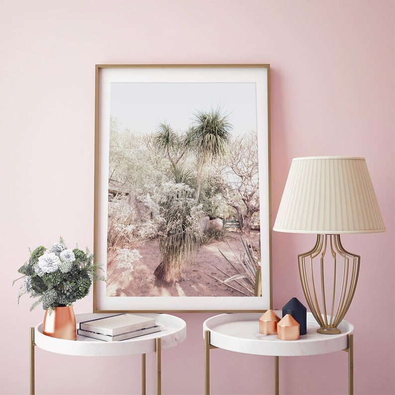 Set of 5 Blush Pink Wall Art Prints Wall Art Set Etsy