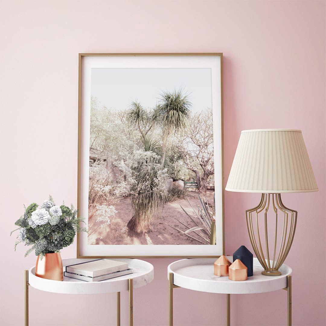 Set of 5 Blush Pink Wall Art Prints Wall Art Set Etsy