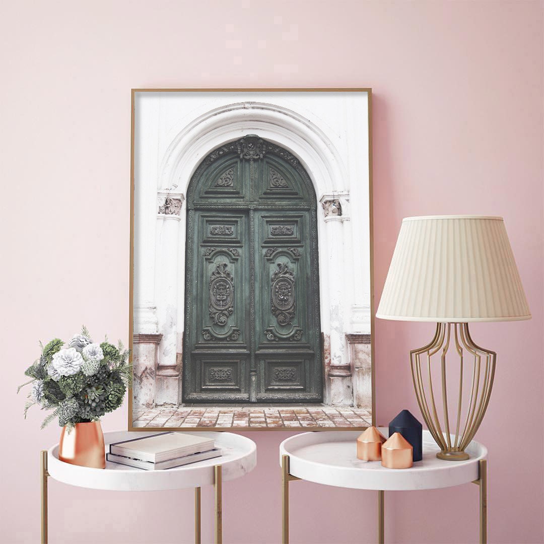 Vintage door wall art Photography print Architectural print Etsy