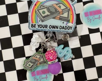 Maak je eigen haspel met suikerbadge, accessoire voor verpleegkundige, cadeau voor verpleegkundige, badgehouder