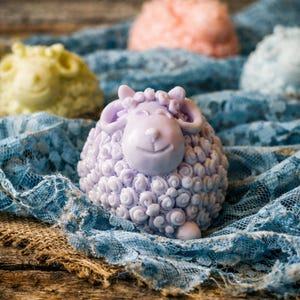 Adorable Sheep Shaped Sheep Milk Soap
