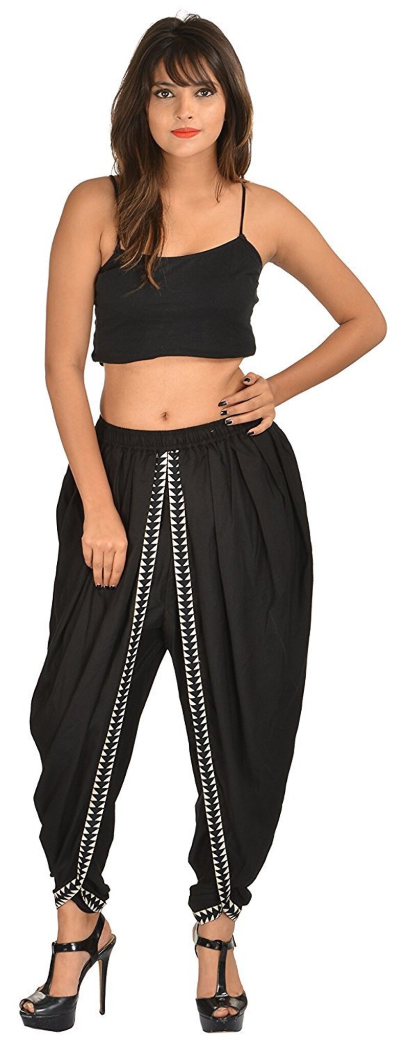 black dhoti pants for ladies