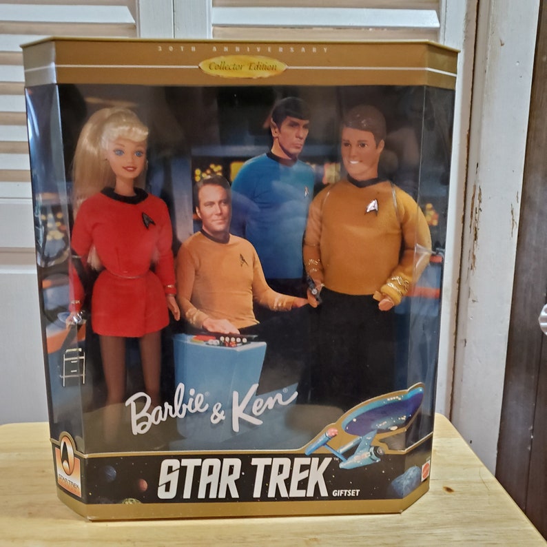 30th anniversary collector edition barbie and ken star trek