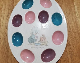 1987 Precious Moments Egg Platter