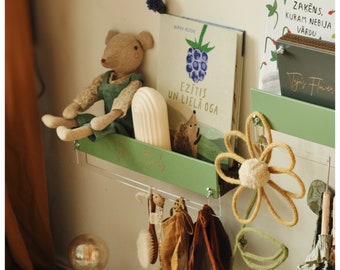 Customizable Nursery Shelves, Unique Nursery Ledge Shelf, Minimalist Nursery Decor, Toddler Wall Decor, Kids Bookshelf, Childrens Bookcase