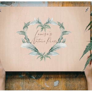 Holzblumen-Presse-Kit: Personalisiertes Herbarium-Handwerksgeschenk