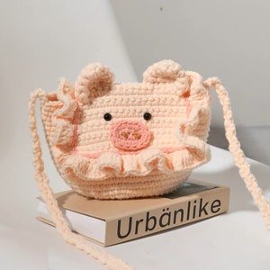Mini pinky pig  shoulder bag for kids , kids style bag