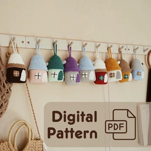 Mini Casa Crochet Patron Digital PDF