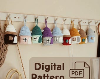 Mini House Crochet Digital Patter PDF