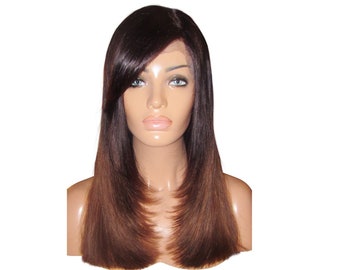Brown ombre wig | Etsy