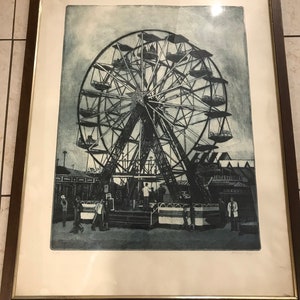 Limited edition vintage etching