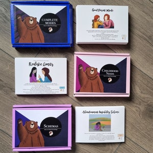 THE BIG PACK: Schema Therapy Mode, Schema, and Core Childhood Needs Cards // Personality Disorder, Self-Help, Bear in Mind Cards image 2