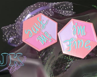 BTS ""Save Me, I'm Fine"" Anstecknadel Anstecker (Glow-in-the-Dark)"