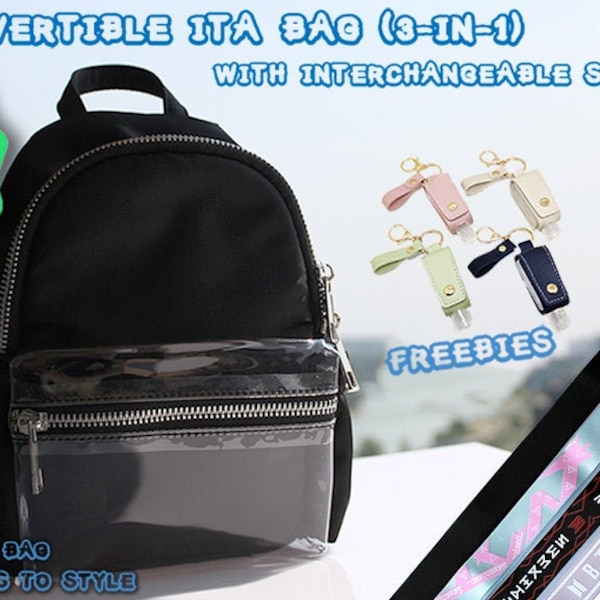 Convertible 3-in-1 Ita Backpack (Interchangeable Straps)
