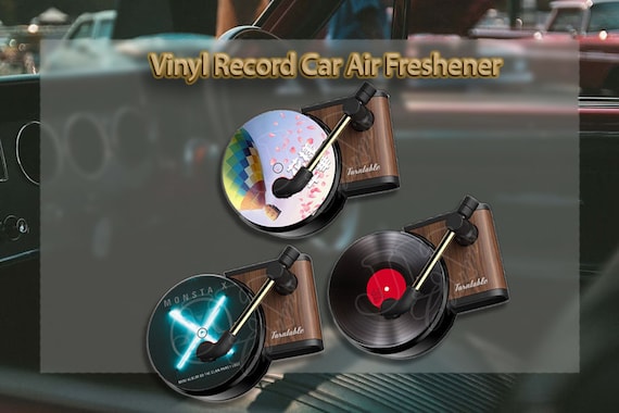 Buy MAKE IT SPIN Turntable Car Air Freshener Air Outlet Aromatherapy Aroma Car  Perfume Diffuser Record Player 3 Scented Pieces Online in India 