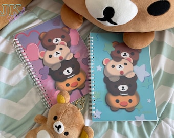 Teddy Bär Mochi Kuma Journal Notizbuch/Sticker Buch