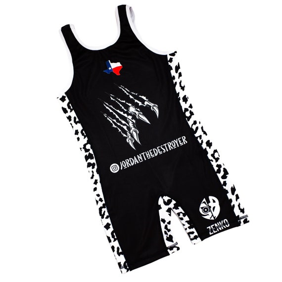 Custom Wrestling Singlet BJJ MMA Grappling Customized Compression Singlets  Sublimated Unisex Adult & Youth/kids Sizes 