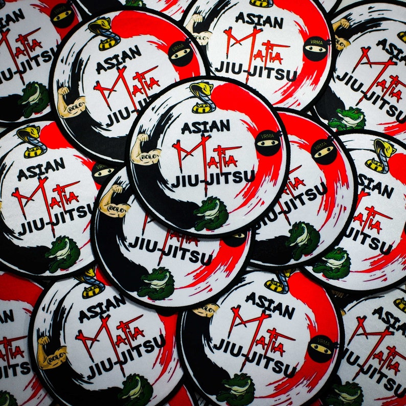 Custom BJJ Gi Patch Customized Sublimated Kimono Patches Etsy