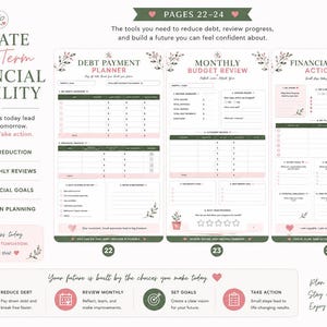 Irregular Income Budget Planner Printable PDF, Variable Income Budget Workbook, Cash Flow Planner, Freelance Budget Tracker image 8