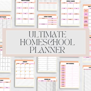 Modern Homeschool Digital Planner Bundle - Simplify Your Planning Process and Boost Productivity